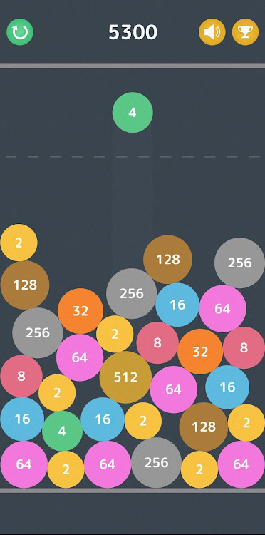 #6. 2048 Physical Balls (Android) By: minilogic