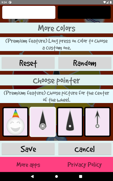 #8. Wheel of Colors Premium (Android) By: BlackDevelopers