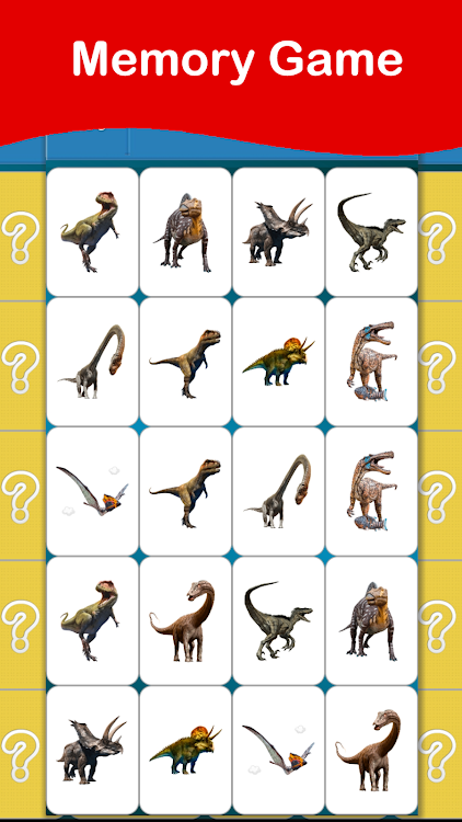 #3. Dino World : Cards Games PRO (Android) By: AppStar Studio