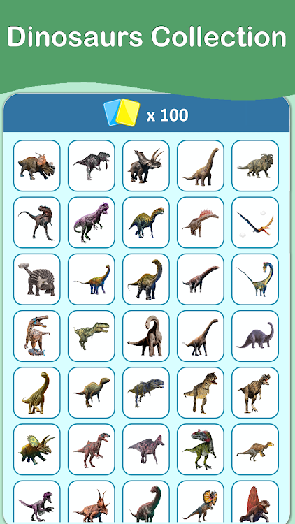 #8. Dino World : Cards Games PRO (Android) By: AppStar Studio