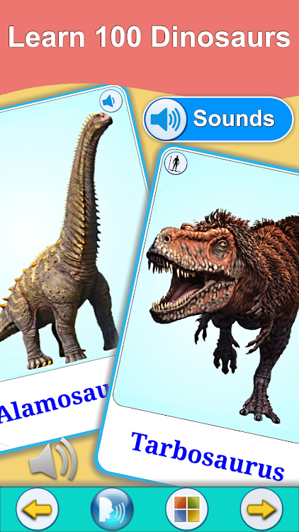 #9. Dino World : Cards Games PRO (Android) By: AppStar Studio