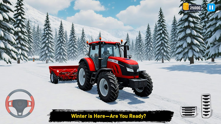 #5. Snow Tractor Farming Simulator (Android) By: CharWin Games