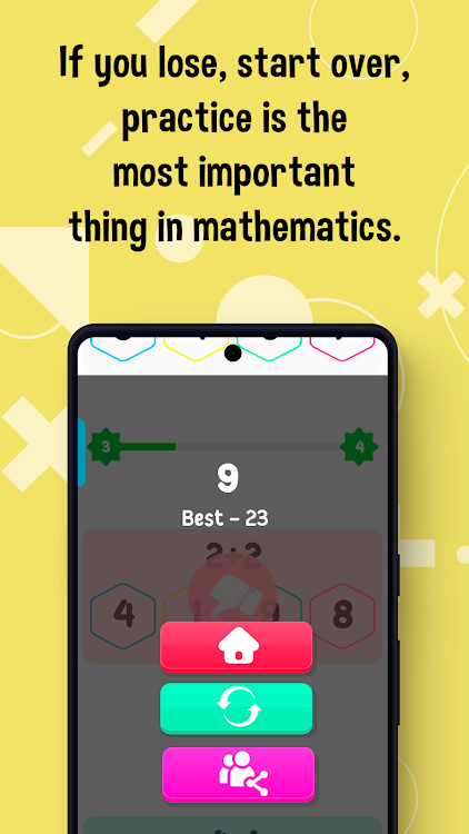 #4. Math Drop - Math Challenge (Android) By: Osvic Studios: Mobile