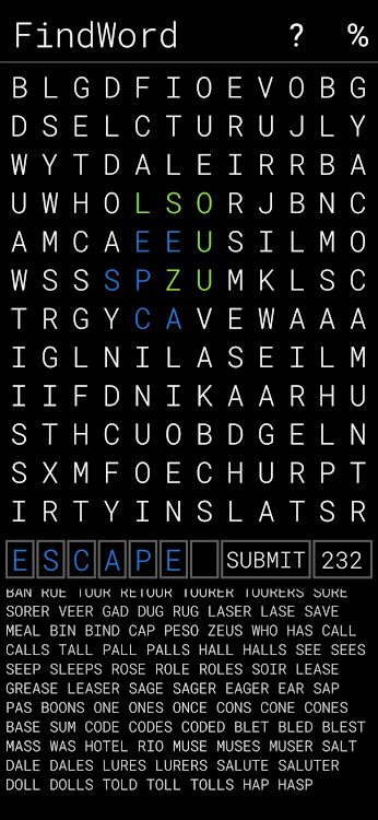 #3. FindWord - daily puzzle game (Android) By: KubiKDB