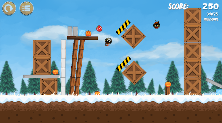 #7. Pumpkins knock down Pro (Android) By: Enerdc games