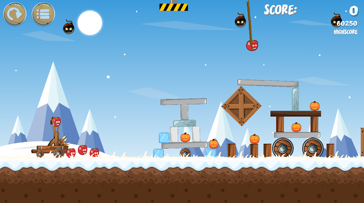 #8. Pumpkins knock down Pro (Android) By: Enerdc games