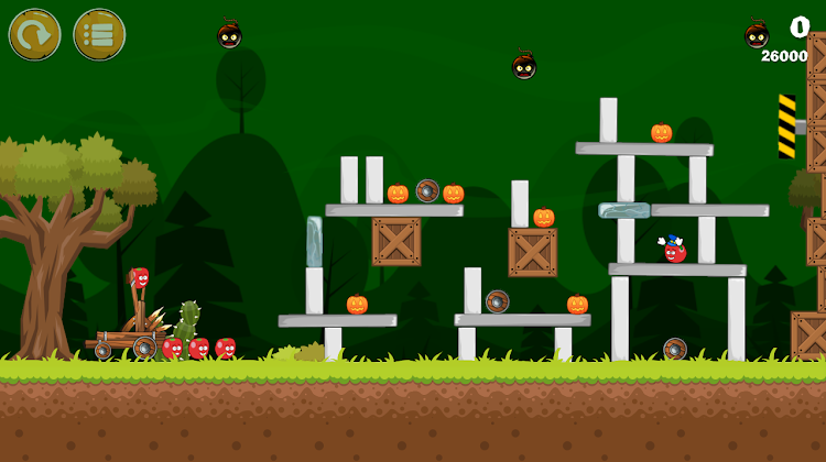 #9. Pumpkins knock down Pro (Android) By: Enerdc games