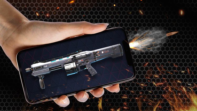 #8. Gun Simulator: Weapon Sound (Android) By: Tiger 30 Studio