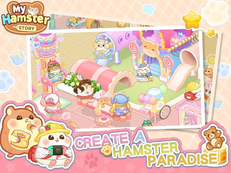 #9. My Hamster Story (Android) By: MOBIBRAIN TECHNOLOGY PTE. LTD.