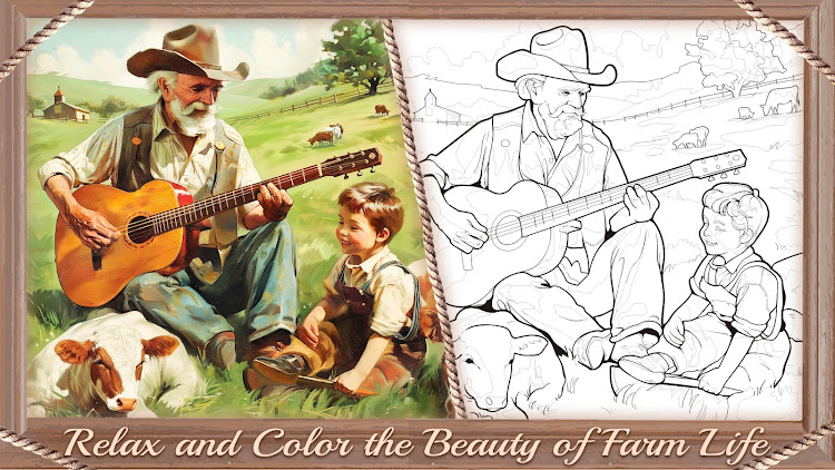 #9. Farm Country Color By Number (Android) By: Special Coloring Studio