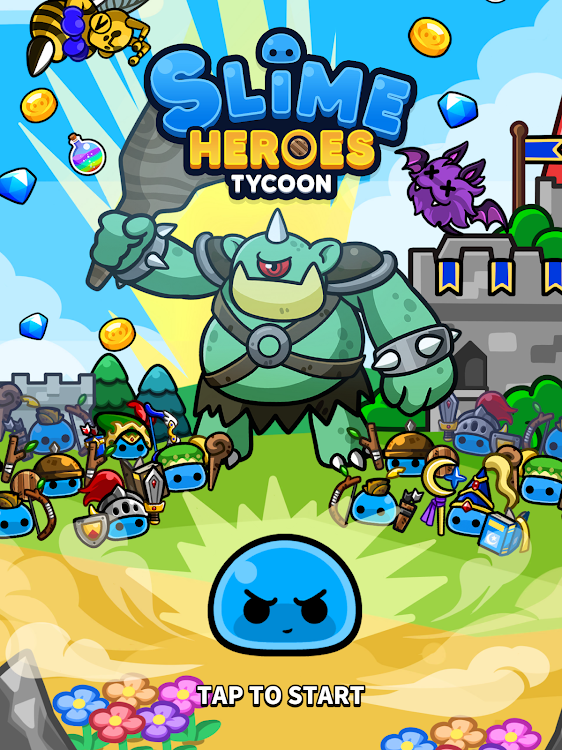 #10. Slime Heroes Tycoon: Idle Game (Android) By: Casual Labo