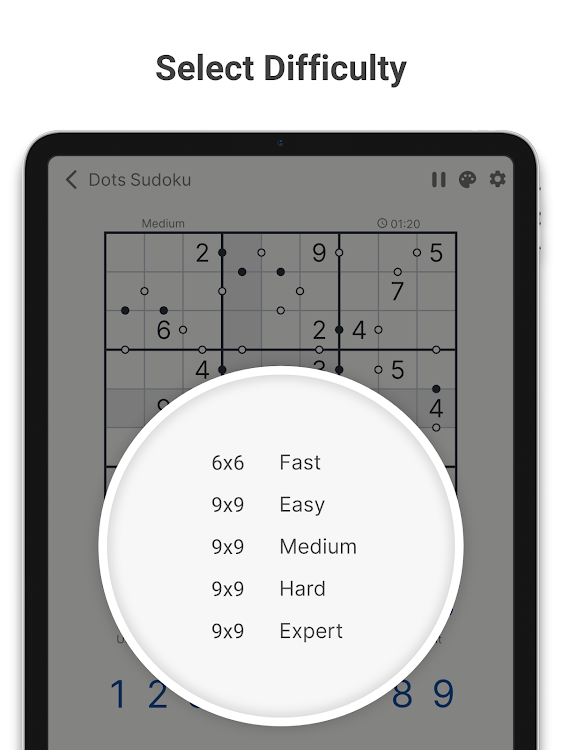 #9. Kropki Sudoku (Android) By: Brainbete