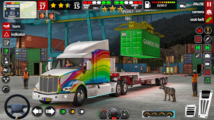 #2. Real Truck Driving Truck Game (Android) By: Gamers DEN