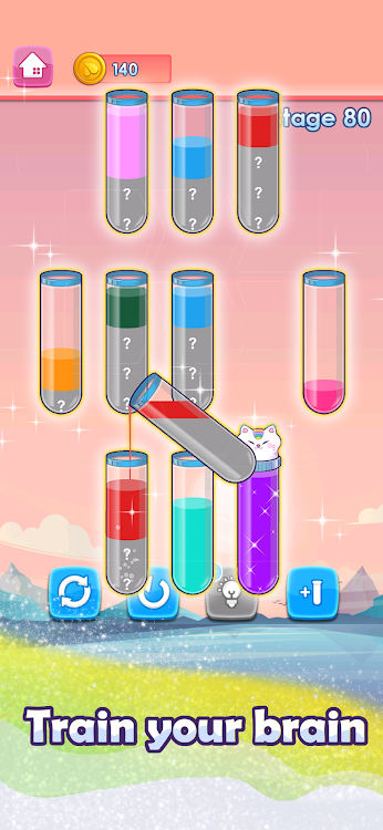 #7. Fun Water Sorting (Android) By: Vnstart LLC