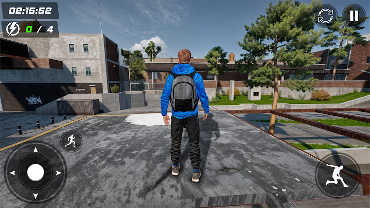 #6. Going Up Rooftop Parkour Games (Android) By: Clever Crabs