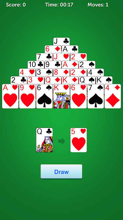 #3. Pyramid Solitaire Pro+ (Android) By: Crazy Game Developer