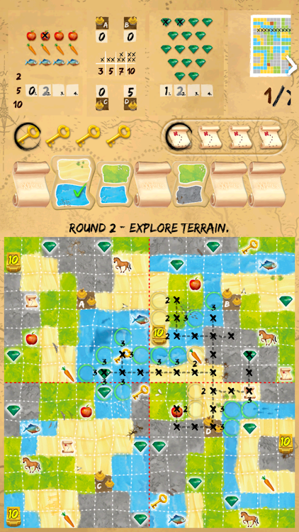 #6. Explorers - The Game (Android) By: Brettspielwelt GmbH