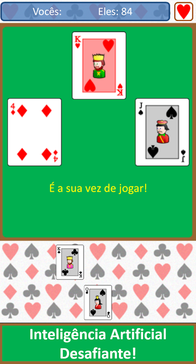 #2. Sueca Portuguesa Jogo Cartas (Android) By: Tiago Interactive