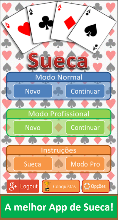 #8. Sueca Portuguesa Jogo Cartas (Android) By: Tiago Interactive