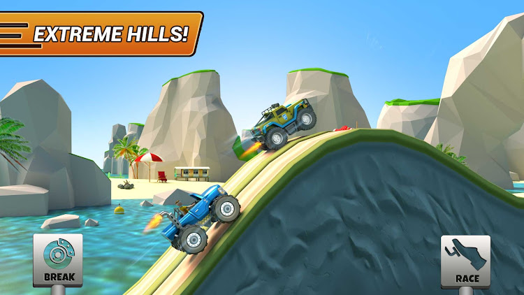 #2. Up Hill Racing: Off road games (Android) By: OxUnity