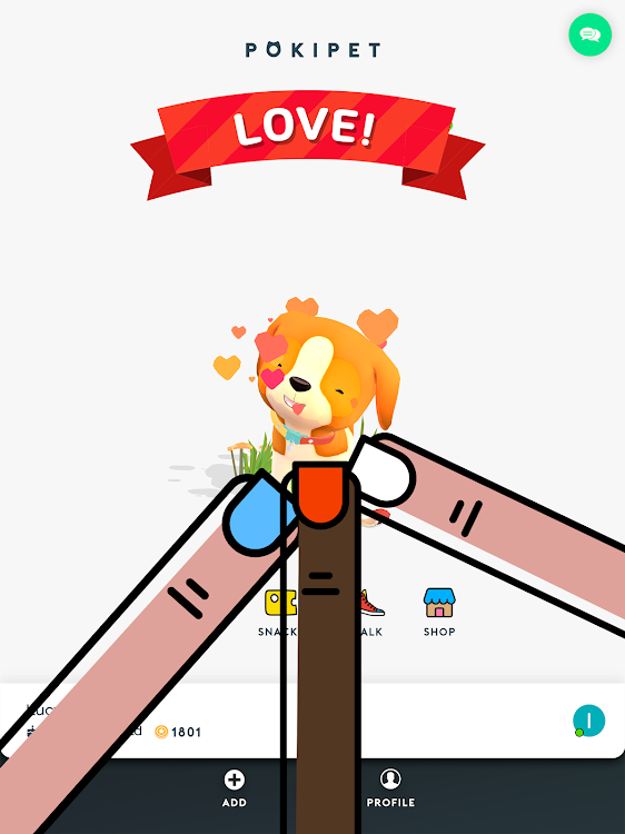 #9. Pokipet - Social Pet Game (Android) By: MOONBEAR