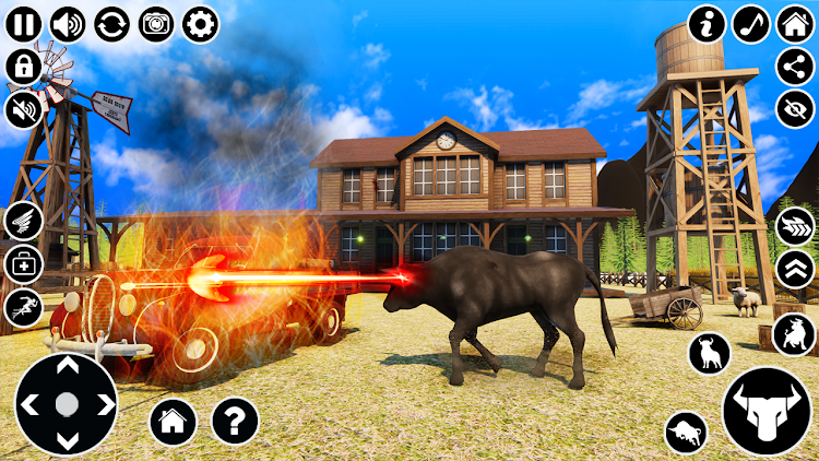 #5. Cow Simulator: Bull Attack 3D (Android) By: Zezo Global Gamming