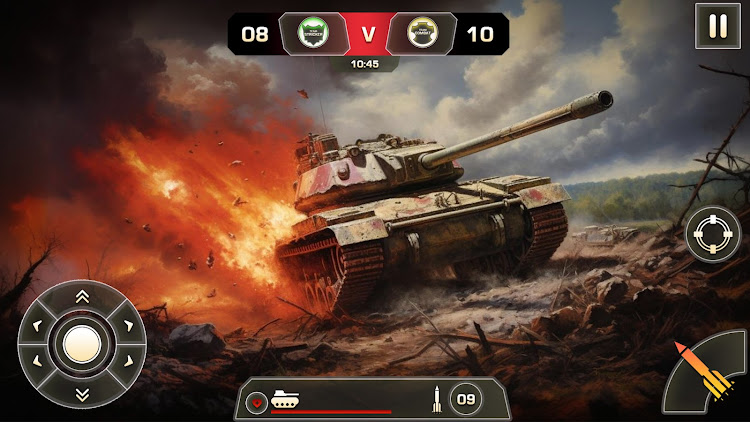 #10. Tank War: Tank World Battle (Android) By: Trillion Games