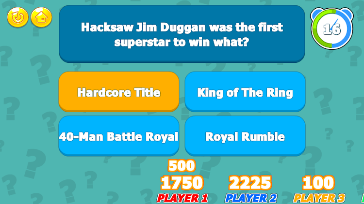 #3. Wrestling Trivia (Android) By: LoadUpGames.com