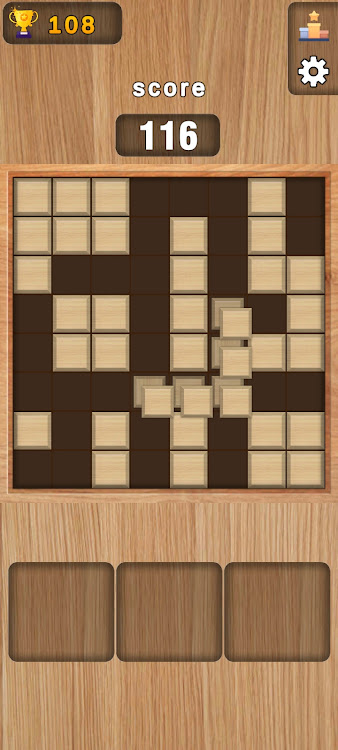 #7. Wood Block Puzzle 7 (Android) By: lionadz