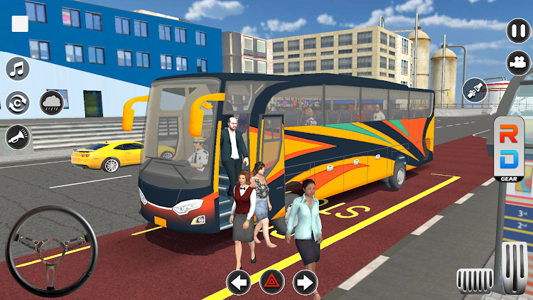 #2. Bus Driving Simulator City Bus (Android) By: The Gamester