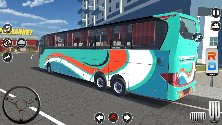 #3. Bus Driving Simulator City Bus (Android) By: The Gamester