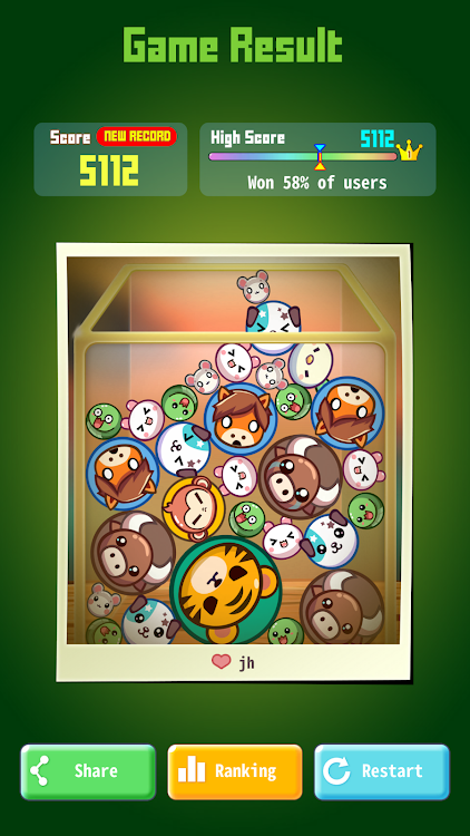 #7. Animal Pang Pang (Android) By: O2Jam Company Inc.,