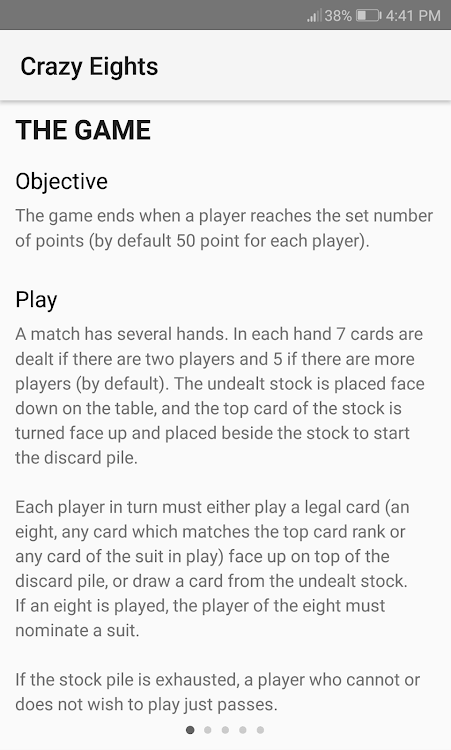 #4. Crazy Eights (Android) By: Melele