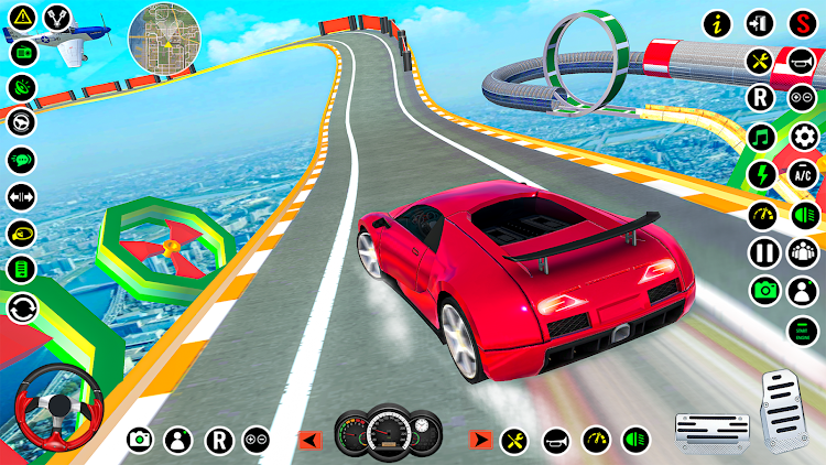 #6. Ramp Car Stunts GT & Car Games (Android) By: Capra Innovations Games Studio