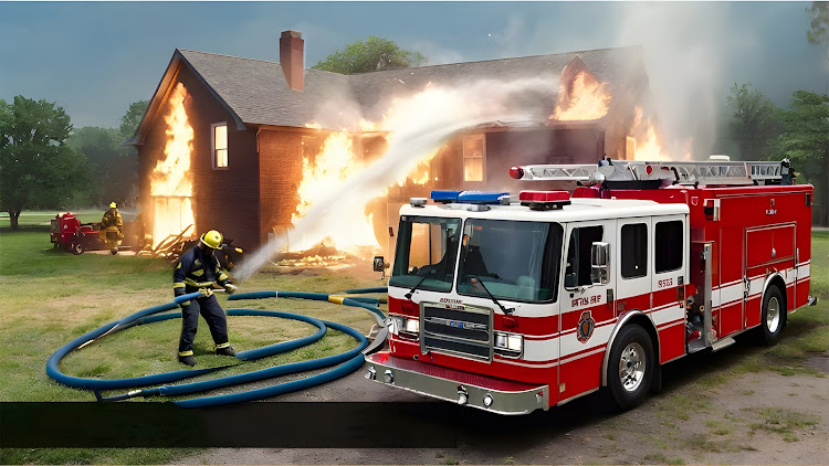 #2. Us Firefighter: Rescue Games (Android) By: Pixel Plus Studio