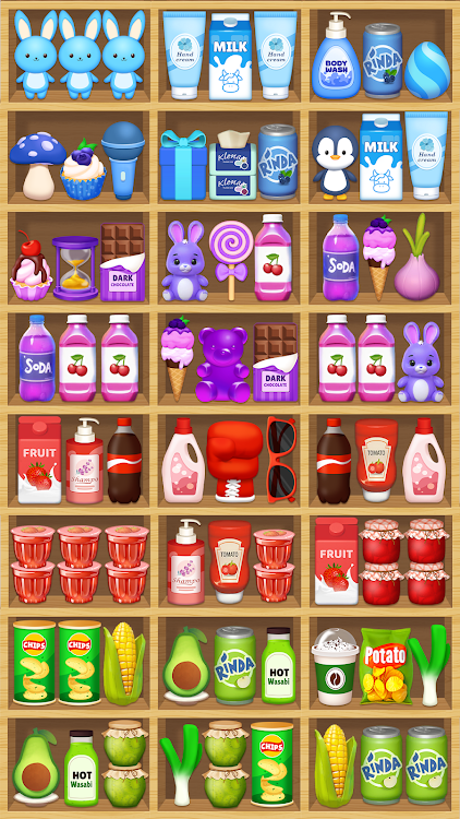 #3. Goods Sort Matching: Sort It (Android) By: KEEGO!