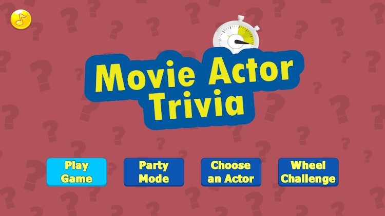 #7. Movie Actor Trivia (Android) By: LoadUpGames.com