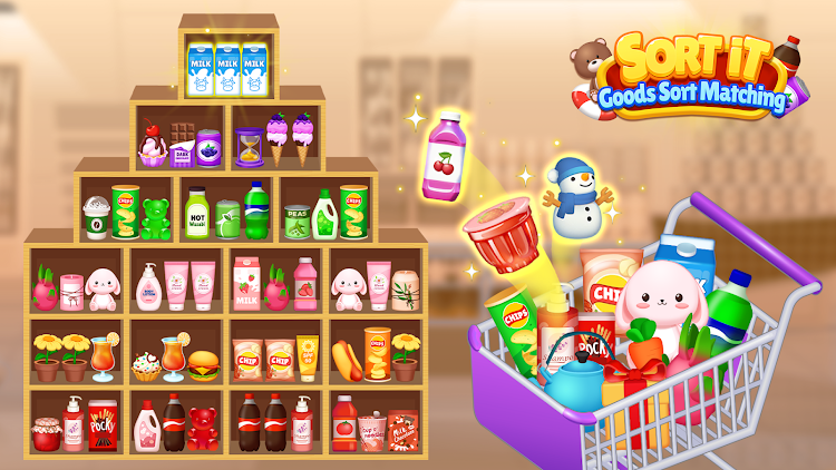 #6. Goods Sort Matching: Sort It (Android) By: KEEGO!