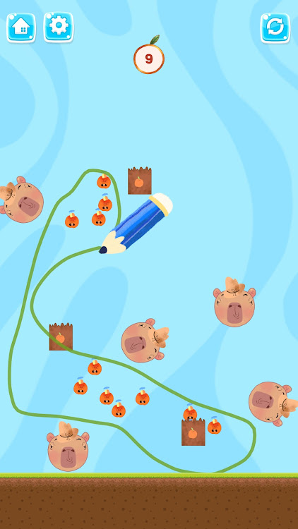 #3. Save Capybara draw to save (Android) By: Spectrum Apps Studio