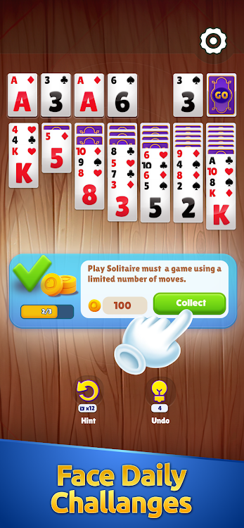 #4. Solitaire Go: Classic Klondike (Android) By: Dram Studio