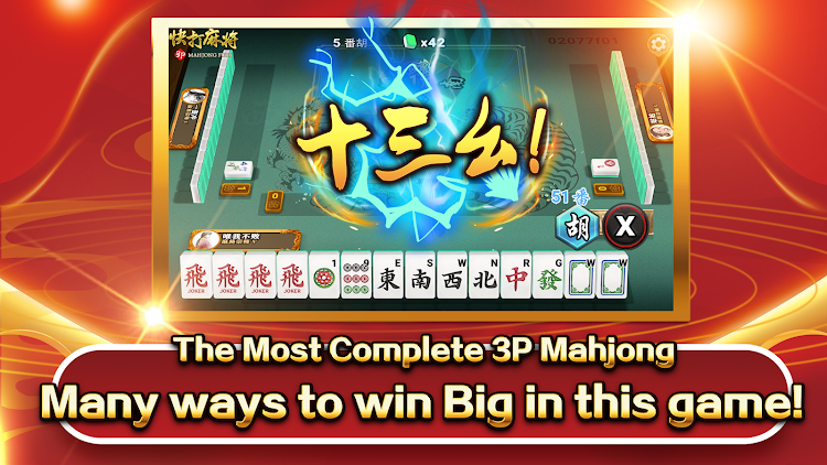 #3. 3P Mahjong Fury (Android) By: Playtato