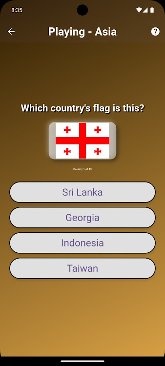 #2. Flags of All World Countries (Android) By: ARJUN ADHIKARI