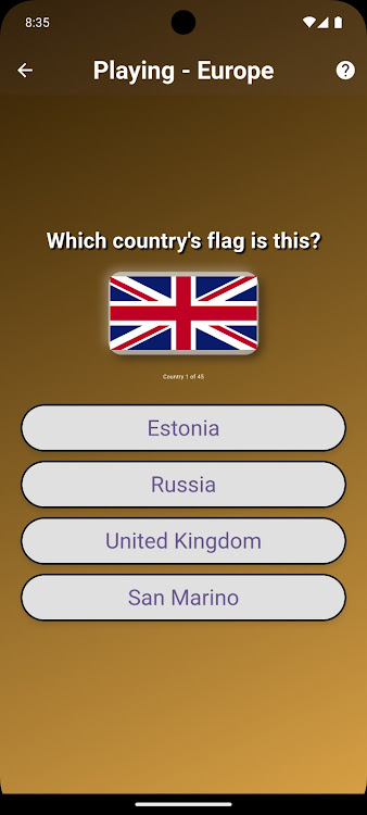 #3. Flags of All World Countries (Android) By: ARJUN ADHIKARI