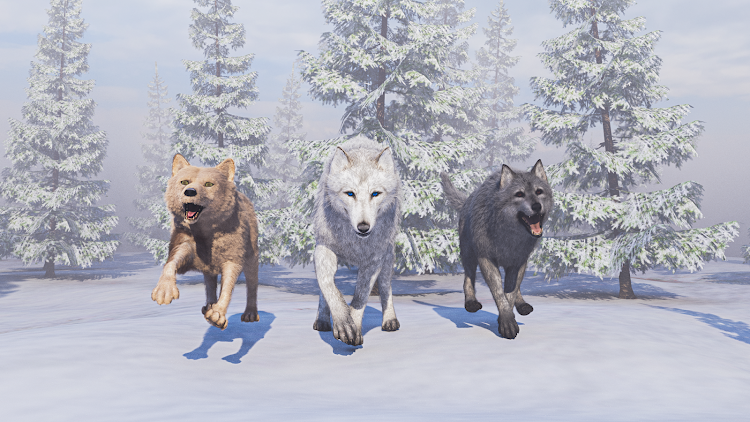 #2. Wild Wolf Simulator Life Game (Android) By: BF Games Studio