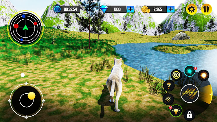 #9. Wild Wolf Simulator Life Game (Android) By: BF Games Studio