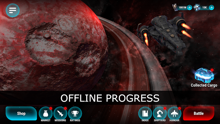 #8. Stellar Wind Idle: Space RPG (Android) By: Entropy Games Studio