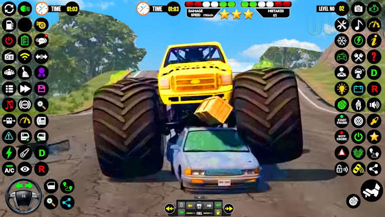 #2. Monster Truck Racing: Truck 3D (Android) By: Ecno Byte