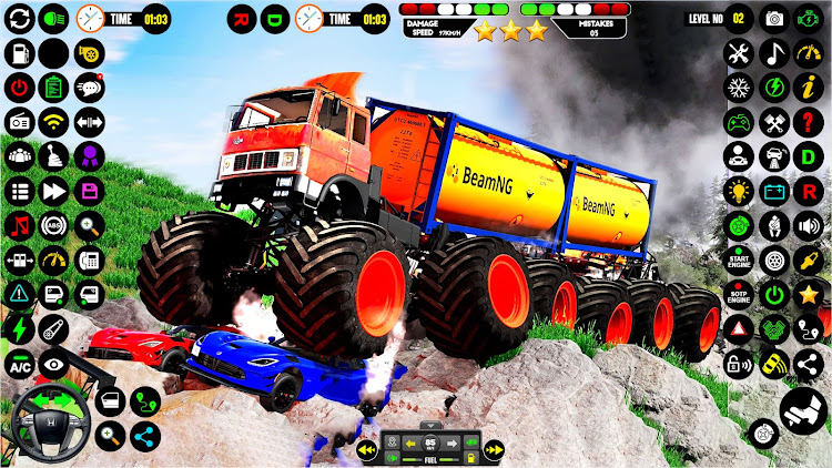 #6. Monster Truck Racing: Truck 3D (Android) By: Ecno Byte