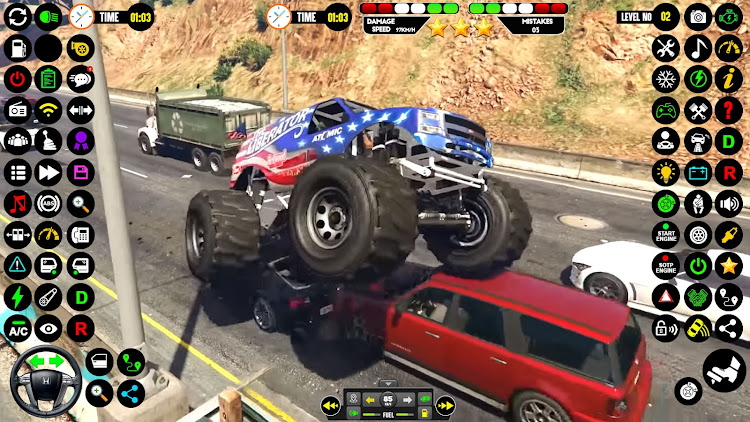 #8. Monster Truck Racing: Truck 3D (Android) By: Ecno Byte