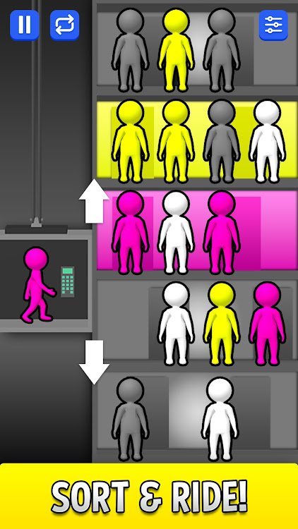 #6. Elevator Sorting (Android) By: Indigo Bunting